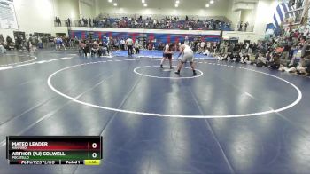 285 lbs Cons. Round 2 - Arthor (AJ) Colwell, Pocatello vs Mateo Leader, Hanford