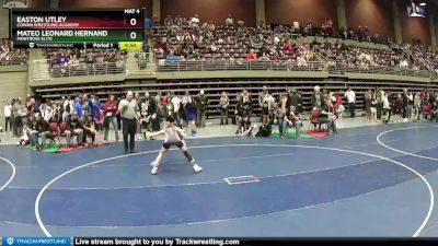 92 lbs Cons. Round 3 - Easton Utley, COWAN WRESTLING ACADEMY vs Mateo Leonard Hernandez, Montrose Elite