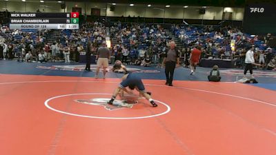 157 lbs Round Of 128 - Nick Walker, DE vs Brian Chamberlain, PA