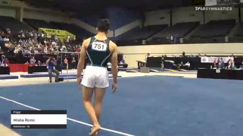Misha Romo - Floor - 2021 USA Gymnastics Development Program National Championships
