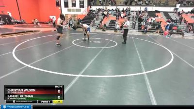 220 lbs Cons. Round 3 - Samuel Guzman, Plainfield (SOUTH) vs Christian Wilson, St. Charles (EAST)