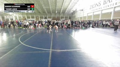 57 lbs Cons. Round 5 - Ruger Lance, Uintah Wrestling vs Damian Alejandre, Sanderson Wrestling Academy