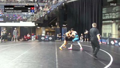 140 lbs 1st Place Match - Alex Leon, Cory Clark Wrestling vs Jameson Williams, Gold Rush Wrestling