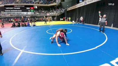 5A 215 lbs Champ. Round 1 - Anthony Fulmer, Winnsboro vs Yahiya Hussein-Said, Lewisville The Colony