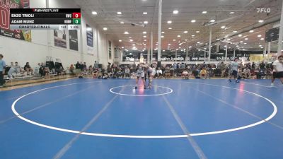 154 lbs Quarterfinal - Enzo Trioli, Ruthless - HSC vs Adam Munz, Homegrown Black - HSC