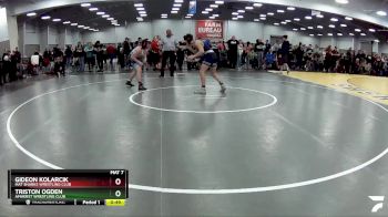 150 lbs Cons. Round 1 - Gideon Kolarcik, Mat Sharks Wrestling Club vs Triston Ogden, Amherst Wrestling Club