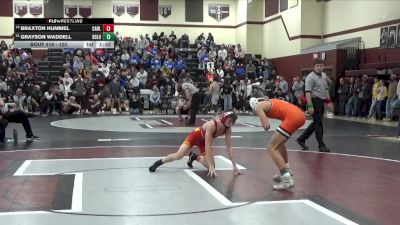 120 lbs Round 3 - Braxton Hummel, Carlisle vs Grayson Waddell, Solon