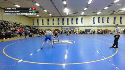149 lbs Cons. Round 2 - Ashton Massaro, Aurora Universtiy vs Jesse Burg, Lakeland