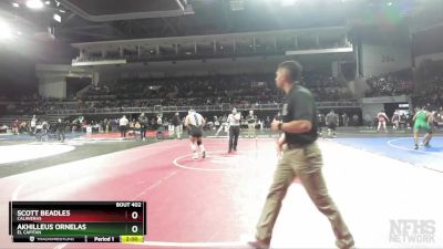 190 lbs Champ. Round 2 - Scott Beadles, Calaveras vs Akhilleus Ornelas, El Capitan