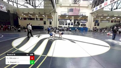 114 lbs Round Of 16 - Leo DeLuca, Blair Academy vs Kevin Bagnell, Conwell Egan