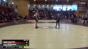 285 lbs Cons. Round 1 - Evan Sparenberg, Illinois Wesleyan vs Quinn Wilcoxen, Cornell College