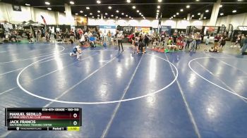 100-110 lbs Round 1 - Jack Francis, Southern Idaho Training Center vs Manuel Sedillo, LV Bear Wrestling Club (Spring