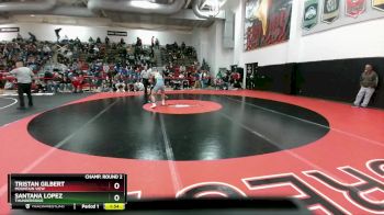 157 lbs Champ. Round 2 - Santana Lopez, Thunderridge vs Tristan Gilbert, Mountain View