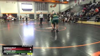 285 lbs 1st Place Match - Anthony Keys, Cedar Rapids Kennedy vs Randale Kelly, Iowa City, West