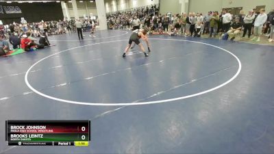 138 lbs Champ. Round 1 - Brooks Leintz, North Dakota vs Brock Johnson, Paola High School Wrestling