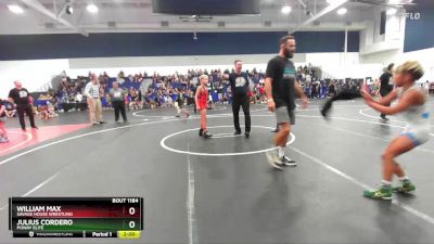 92 lbs Round 3 - Julius Cordero, Poway Elite vs William Max, Savage House Wrestling