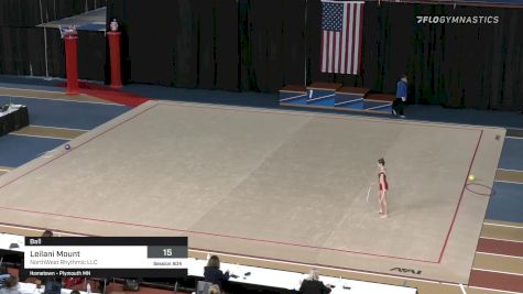 Leilani Mount - Ball, NorthWest Rhythmic LLC - 2021 Rhythmic Elite Qualifier