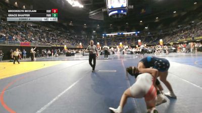 136 lbs Consy 4 - Brookelyn McClain, Fort Cherry vs Grace Shaffer, Parkland