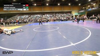 84 lbs Quarterfinal - Masten Felix, Poway Elite vs Beckett Wilson, Sherwood Wrestling