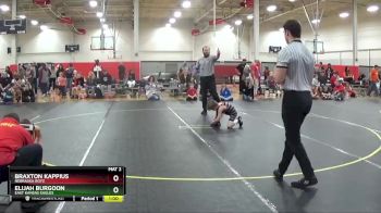 56/59 Round 2 - Elijah Burgoon, East Kansas Eagles vs Braxton Kappius, Nebraska Boyz