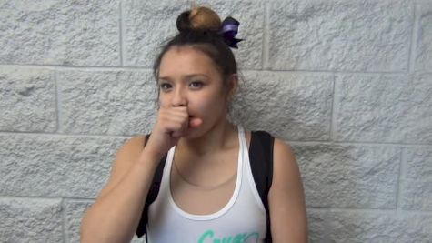 LIzzy LeDuc after a dominant peformance at Region 3 Championships