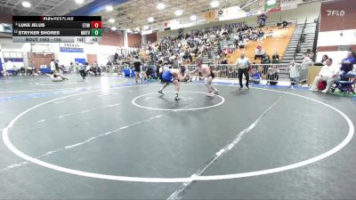 150 lbs Cons. Round 6 - Luke Jelus, Etiwanda vs Stryker Shores, Mountain View (Mesa) High School