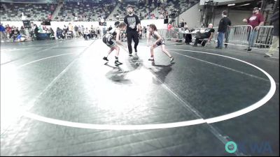 70 lbs Quarterfinal - Shyann Taylor, El Reno Wrestling Club vs Emeree Calkins, Pawhuska