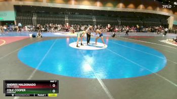 132 lbs Cons. Round 1 - Andres Maldonado, Will C. Wood vs Cole Cooper, Lakeland