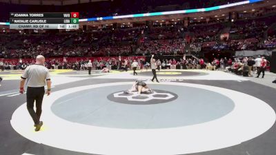 155 lbs Champ. Rd Of 16 - Natalie Carlisle, Lebanon vs Joanna Torres, Valley Forge