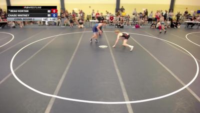 140 lbs Cons. Round 3 - Beau Koktan, MN vs Chase Whitney, MN