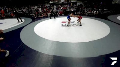 100 lbs Charles Hagerman, SAWA - Sacramento Area Wrestling Association vs Abel Vasquez, SDIKWA - San Diego-Imperial Kids Wrestling Association