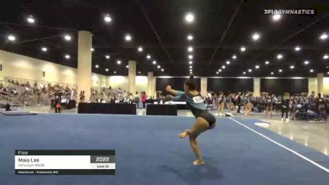 Maia Lee - Floor, Hill's Gym #928 - 2021 USA Gymnastics Development Program National Championships