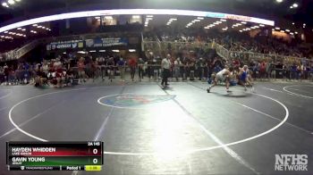 2A 145 lbs Quarterfinal - Gavin Young, Jesuit vs Hayden Whidden, Lake Gibson