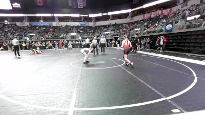 103.6 lbs Consi Of 8 #1 - Faith Anna Cooper, HURRICANE WRESTLING ACADEMY vs Grace Loutzenhiser, Pioneer Grappling Academy