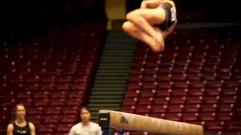 LSU, Rheagan Courville Beam, 2014 NCAA Podium Training