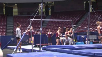 McKenzie Wofford Beautiful on Bars, 2014 NCAA Podium Training