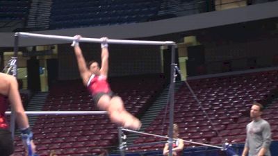 Taylor Spears Sticks Dismount, 2014 NCAA Podium Training