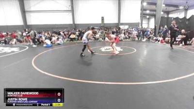 70-74 lbs Round 1 - Walker Damewood, Glide Mat Club vs Justin Rowe, Punisher Wrestling Company