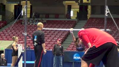 Debritz and the Utes on Bars, 2014 NCAA Podium Training