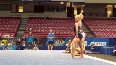 Samantha Peszek-A True Performer on Floor, 2014 NCAA Podium Training