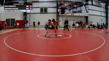 74 kg Champ. Round 2 - Max Brignola, Lehigh Valley Wrestling RTC vs Bronson Baxter, Arkansas Regional Training Center