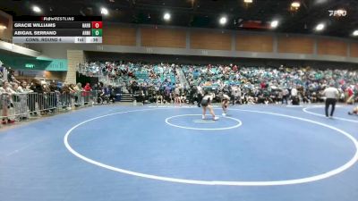 105 lbs Cons. Round 4 - Gracie Williams, Harrisburg vs Abigail Serrano, Archbishop Mitty