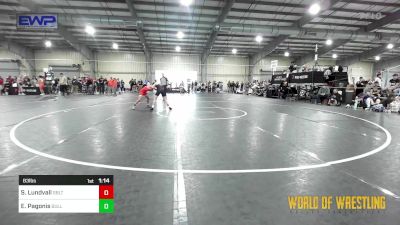 83 lbs Round Of 16 - Shay Lundvall, Sebolt Wrestling Academy vs Elijah Pagonis, BullTrained