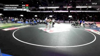 190 lbs Champ. Round 3 - Preston Richins, Richland vs Lukas Probizanski, Shorewood