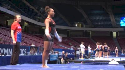 Kytra Hunter Bar Routine, 2014 NCAA Podium Training