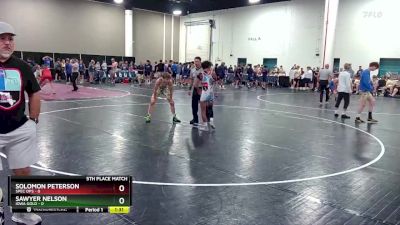 106 lbs Placement (16 Team) - Solomon Peterson, Spec Ops vs Sawyer Nelson, Iowa Gold