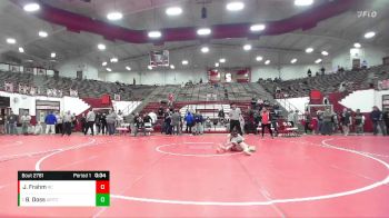 106 lbs 3rd Place Match - Blake Doss, Dragon Wrestling Club vs Jackson Frahm, Red Cobra