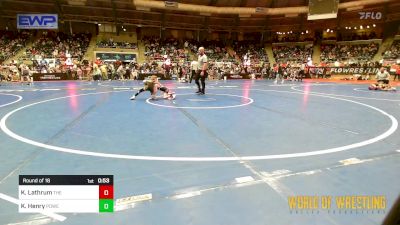 49 lbs Round Of 16 - Kruz Lathrum, The Best Wrestler vs Kristopher Henry, Powerhouse Wrestling