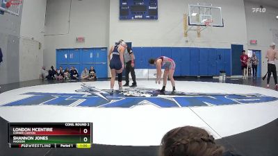 132 lbs Cons. Round 2 - Shannon Jones, Madison vs London McEntire, Corner Canyon