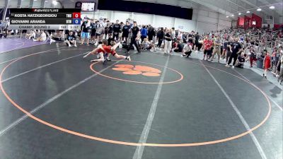 106 lbs Champ. Round 2 - Kosta Hatzigeorgiou, Team Missouri Select vs Giovanni Aranda, Burnett Trained Wrestling